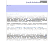 Tablet Screenshot of jeugdcriminaliteit.net